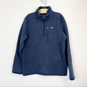 Patagonia Youth Kids Boys Better Sweater 1/4 Zip